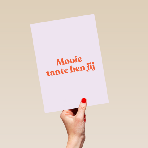 zomaar kaart andc mooie tante ben jij
