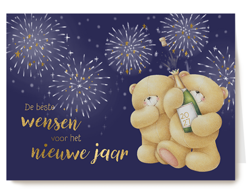 Kaart Hallmark | Nieuwjaar | Forever Friends De Beste Wensen Voor Het Nieuwe Jaar