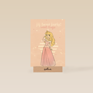 prinses kaart jij bent jarig veel liefs doornroosje