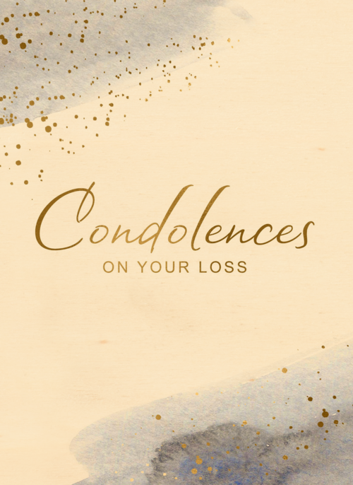 Houten Kaart Condoleance Kaarten | Houten Kaart Hallmark | Condoleance Kaarten | Condolences With Your Loss