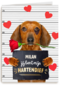 valentijn kaart hond jij bent mijn hartendief