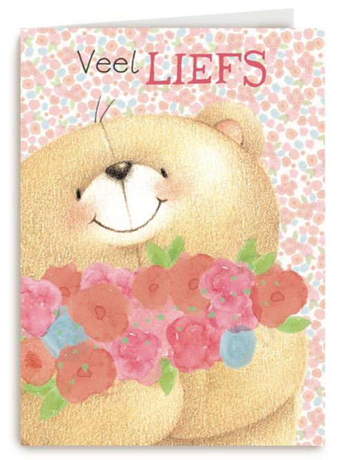 Verjaardagskaart Hallmark | Moederdag Lief Veel Liefs Forever Friends Beer