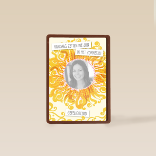 vandaag zetten we jij met deze fotokaart in het zonnetje