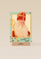 Sinterklaaskaart Groetjes van de Sint blauw kader