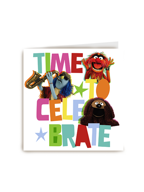 Kaart | Hallmark | Verjaardag | The Muppets Time To Celebrate