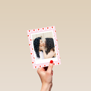valentijnskaart foto hartjes