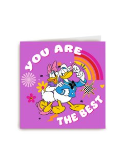 Bedankt kaart Donald Duck you are the best