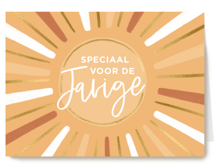 Verjaardagskaart Speciaal voor de jarige