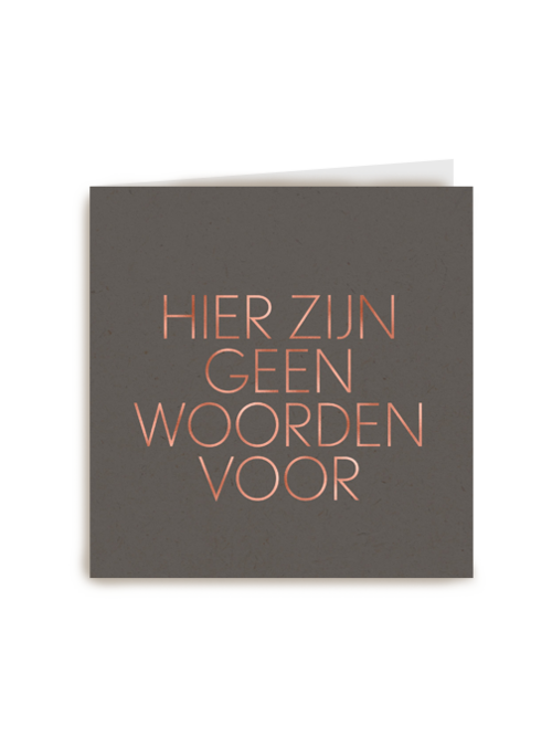 Kaart | Hallmark | Sterkte | Hier Zijn Geen Woorden Voor