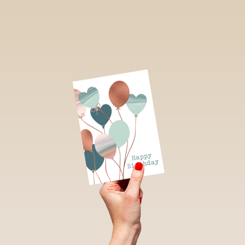 happy birthday balloons