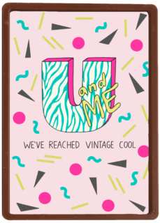 Verjaardagskaart weve reached vintage cool