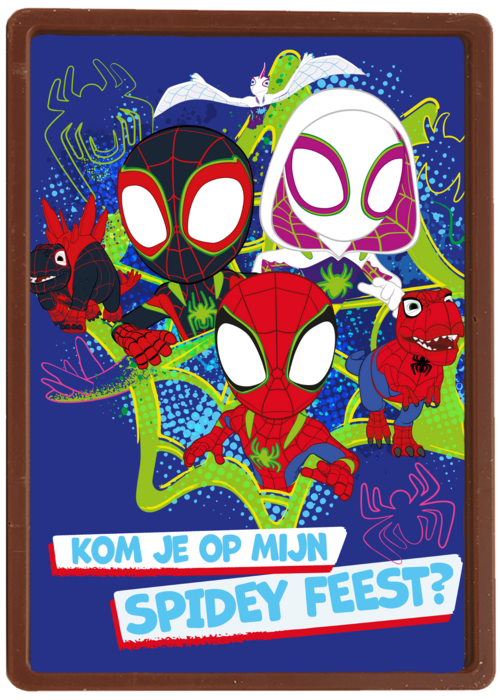 Kaart Hallmark | Kinderfeest | Uitnodiging Spidey Feestje