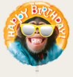 Ballon Happy Birthday Aap Oranje