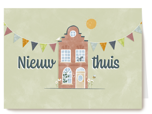 Kaart Hallmark | Felicitatie Nieuwe Woning | Making Memories Nieuw Huis