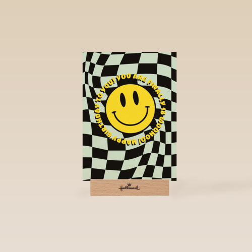 smiley birthdaycard 18 years