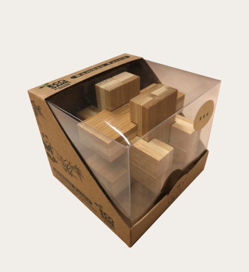 Eco Bamboo Puzzle Block | Eco Bamboo Cadeau Speelgoed |