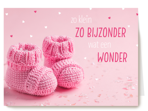 Kaart Hallmark | Geboorte Felicitatie | Geboorte Dochter Zo Klein Zo Bijzonder Wat Een Wonder