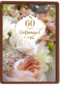 Huwelijkskaart 60 jaar getrouwd bloemen