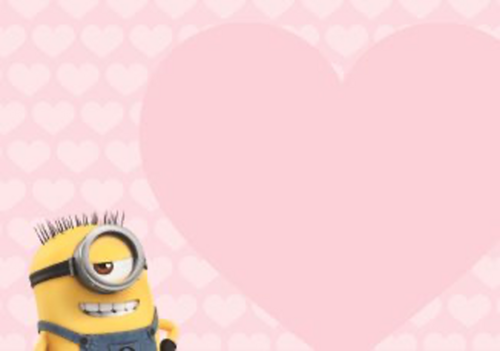 valentijn minion eye love you