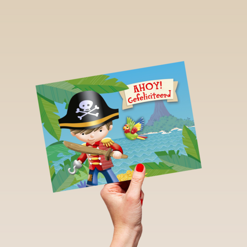 ahoy gefeliciteerd piraat