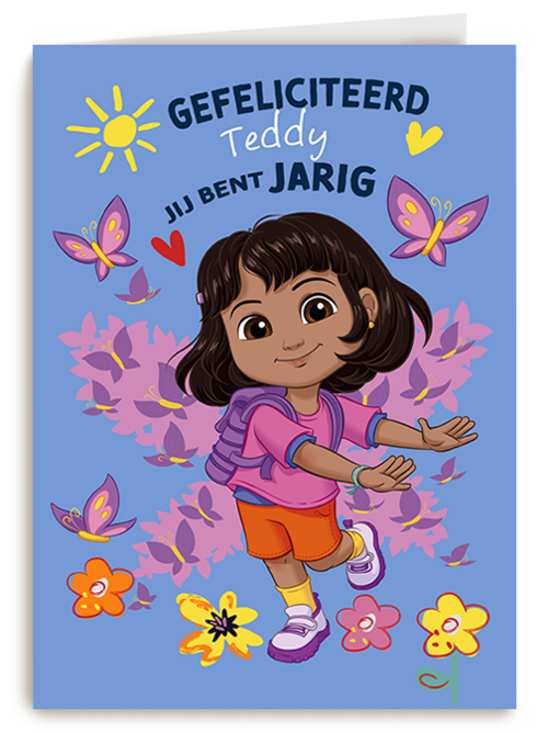 Verjaardagskaart Hallmark | Dora Gefeliciteerd Naam Jarig
