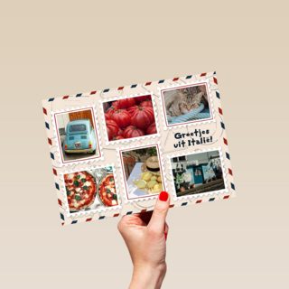 Groeten uit postkaart collage