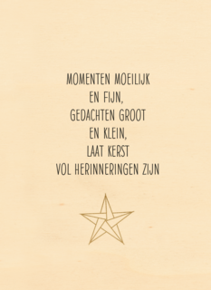 kerstkaart momenten moeilijk