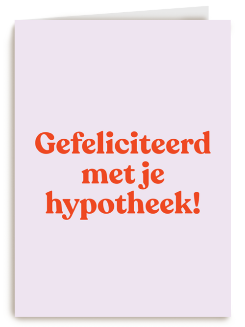 nieuwe woning kaart andc gefeliciteerd met je hypotheek