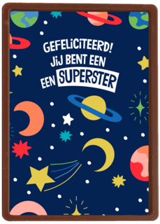 verjaardagskaart jij bent een superster