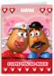 Toy Story liefde kaart Mr en Mrs Potatohead