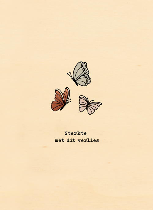 Houten Kaart Condoleance Kaarten | Houten Kaart Hallmark | Condoleance Kaarten | Condoleance Sterkte Met Dit Verlies