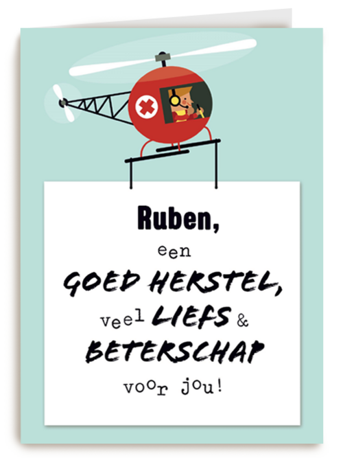 Hopelijk krik je gauw weer op