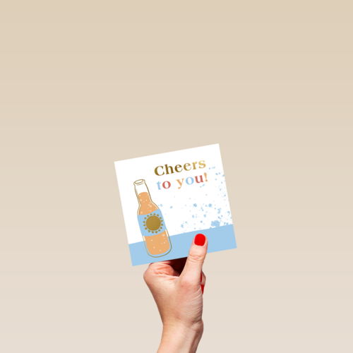Cheers to you verjaardagskaart