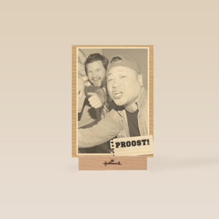 fotokaart staand proost