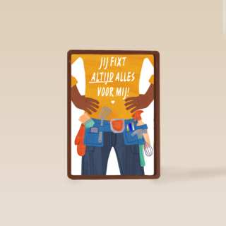 vaderdag kaart klusjesman