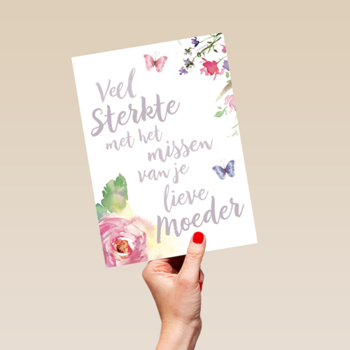 veel sterkte met het missen van je lieve moeder