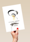 its all about you today with headphones