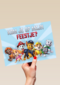 Uitnodiging verjaardagsfeest Paw Patrol