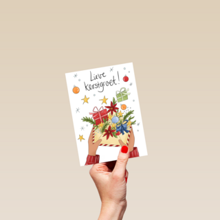 lieve kerstgroet kerst kaart