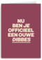 verjaardag kaart man ouwe dibbes