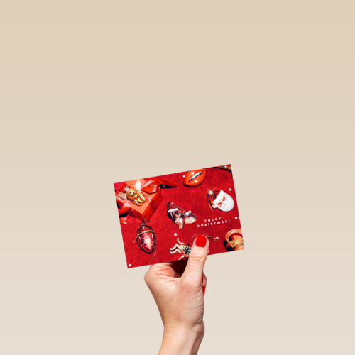 Vondels kerstkaart Enjoy Christmas