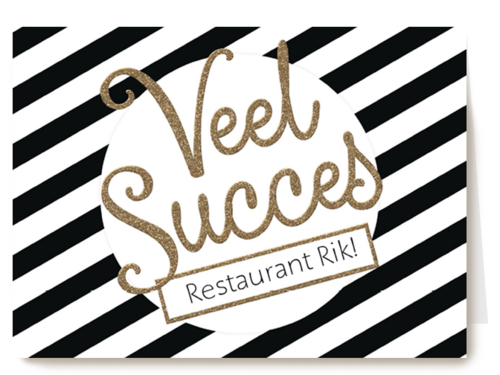 veel succes strepen