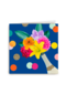 Felicitatiekaart champagne met bloemen