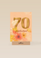 Verjaardagskaart 70 met bloemen
