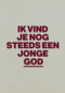 verjaardag kaart man nog steeds jonge god