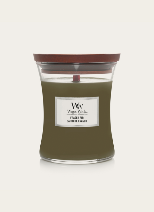 Woodwick Geurkaars Medium Frasier Fir | Woodwick Cadeau Woonaccessoires |