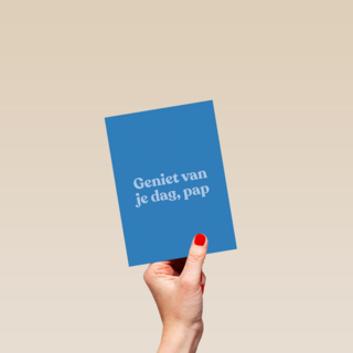 vaderdag kaart andc geniet van je dag pap