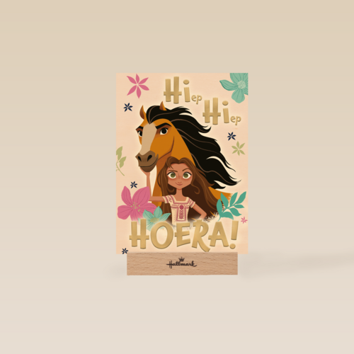 hiep hiep hoera spirit verjaardagskaart