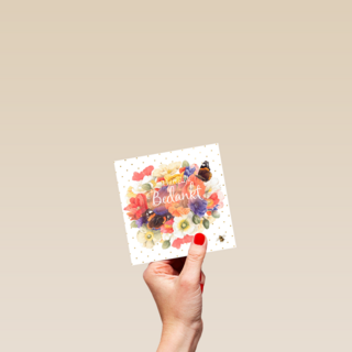 Kaart flowers by Marjolein Bastin Bloemen bedankt