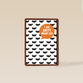 vers van de pers halloween i am batty about you